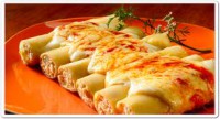 Cannelloni de ricota e tomate seco